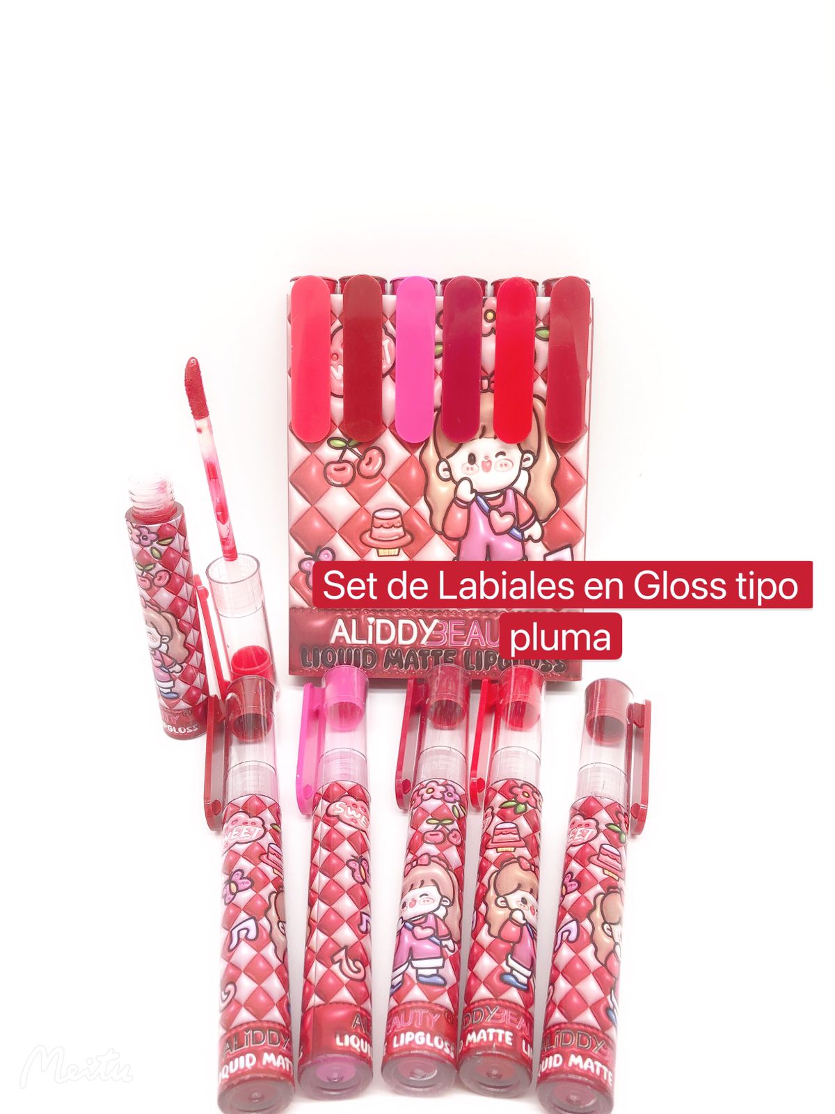 Set de Labiales en Gloss Tipo Pluma