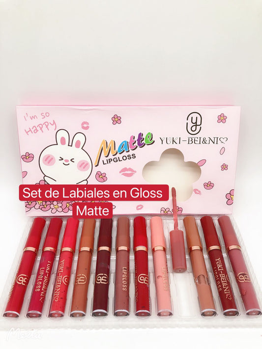 Set de Labiales en Gloss Matte