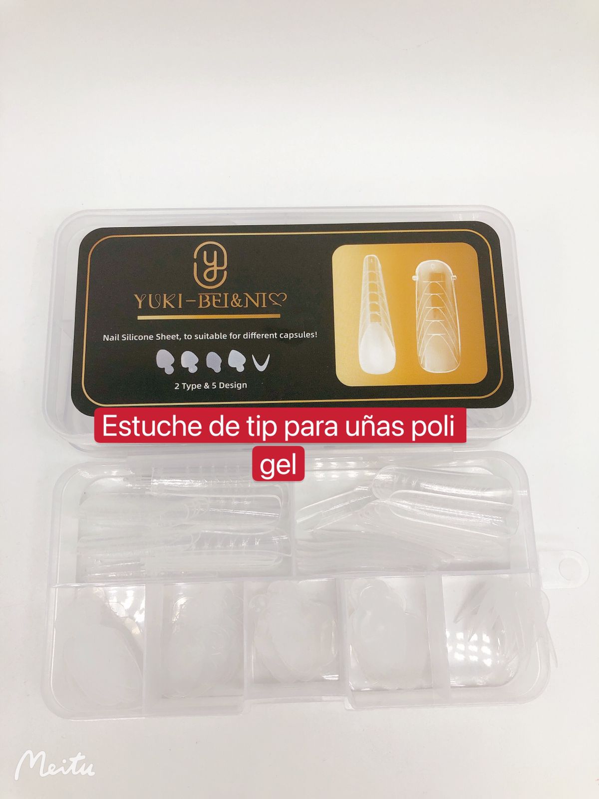 Estuche de Tip para Uñas Poli Gel