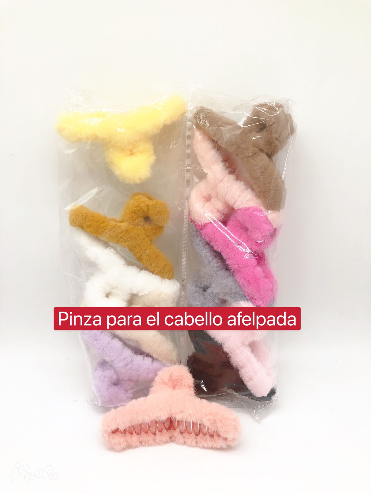 Pinza Para el Cabello Afelpada