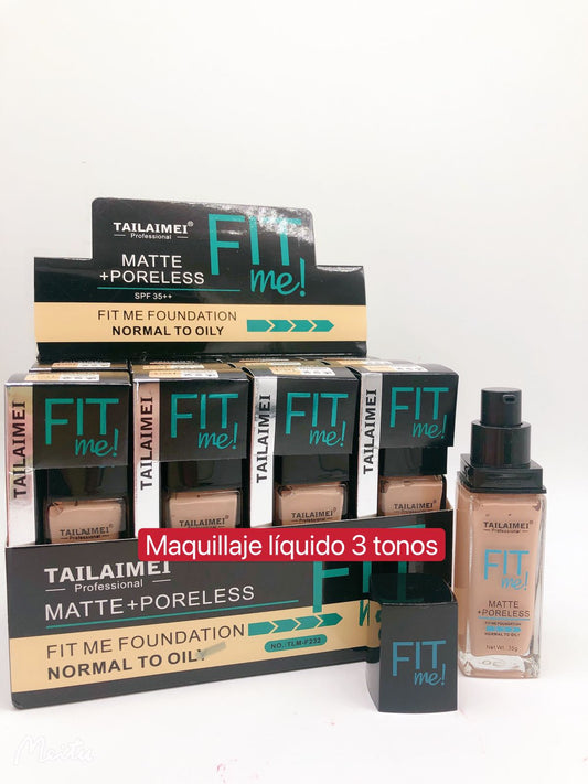 Maquillaje Liquido 3 Tonos