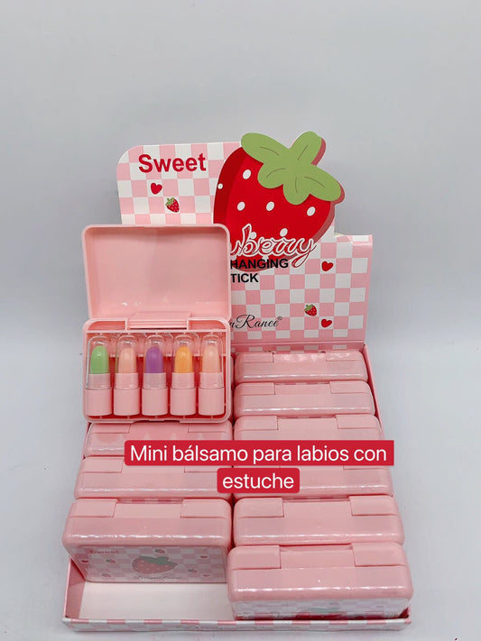 Mini Balsamo para labios con estuche