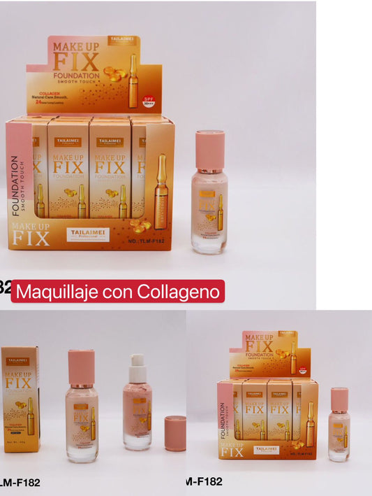 Maquillaje con Collageno