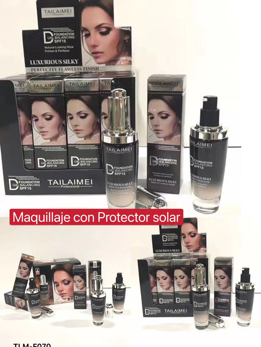 Maquillaje con Protector Solar