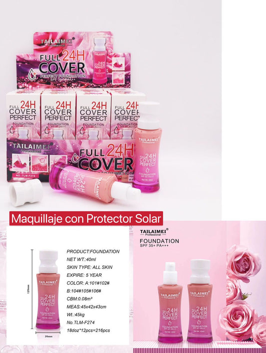 Maquillaje con Protector Solar