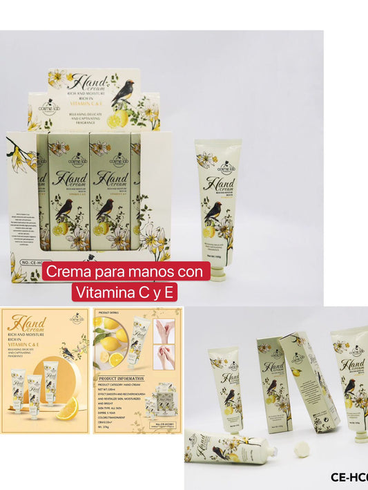 Crema Para Manos Vitamina C y E